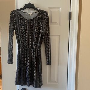 Charming Charlie Floral Striped Dress